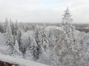 Ziemeļvidzeme - Igaunija skatu torņi ziemā